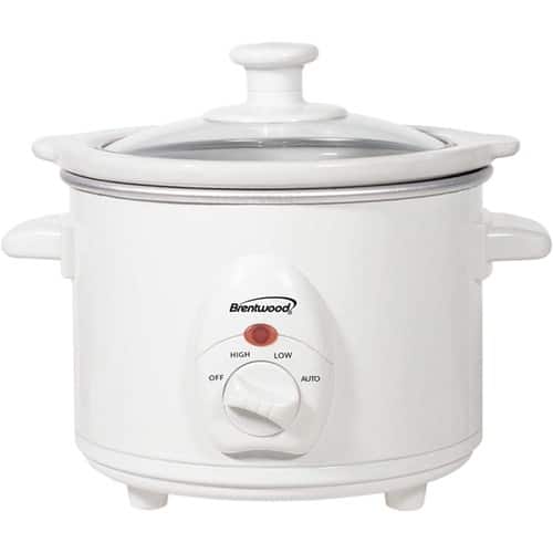 Brentwood - 1.5 qt. Slow Cooker - White