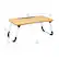 Left. Mind Reader - Lap Desk Laptop Stand, Bed Tray, Folding Legs, Couch Table, Portable, MDF , 23.25"L x 13.75"W x 10.5"H - Beige.