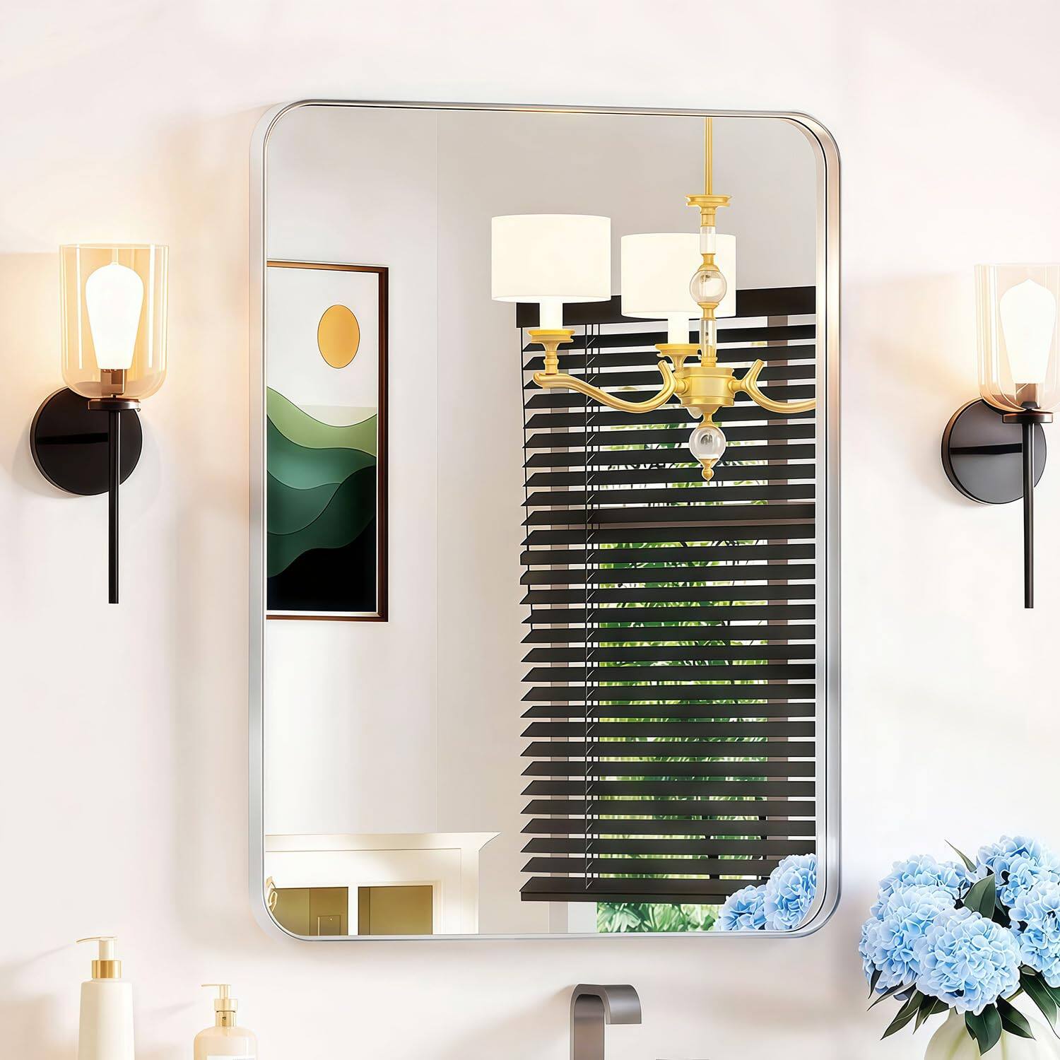 Silver Frame - Raised Slim 22"L x 30"W