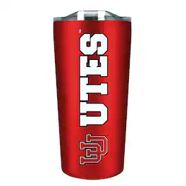 The Fanatic Group - Utah Utes 18oz. Stainless Soft Touch Tumbler - Multicolor