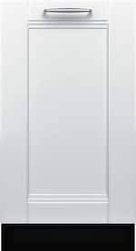 Bosch - 800 Series 18" Hidden Control Tall Tub Built-In Dishwasher with Stainless-Steel Tub - Custom Panel Ready - Front_Standard