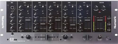 Front Standard. Numark - 5-Channel Mobile Rack Mixer.