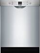 Bosch - 300 Series 24" Tall Tub Built-In Dishwasher with Stainless Steel Tub - Stainless Steel - Larger Front
