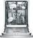 Alt View 11. Bosch - 300 Series 24" Tall Tub Built-In Dishwasher with Stainless Steel Tub.