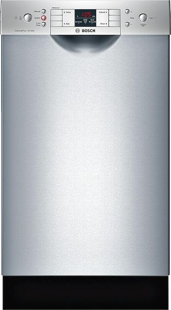 Bosch 300 Series 18 Front Control Tall Tub Built In Dishwasher With Stainless Steel Tub Stainless Steel Spe53u55uc Best Buy