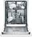 Alt View 11. Bosch - 300 Series 24" Tall Tub Built-In Dishwasher with Stainless Steel Tub.