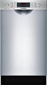 Bosch - 800 Series 18" Front Control Tall Tub Built-In Dishwasher with Stainless-Steel Tub - Stainless steel - Front_Standard