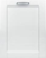 Bosch - 800 Series 24" Tall Tub Built-In Dishwasher with Stainless Steel Tub - Custom Panel Ready - Front_Standard