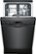 Alt View 1. Bosch - 300 Series 18" Front Control Tall Tub Built-In Dishwasher with Stainless-Steel Tub - Black.