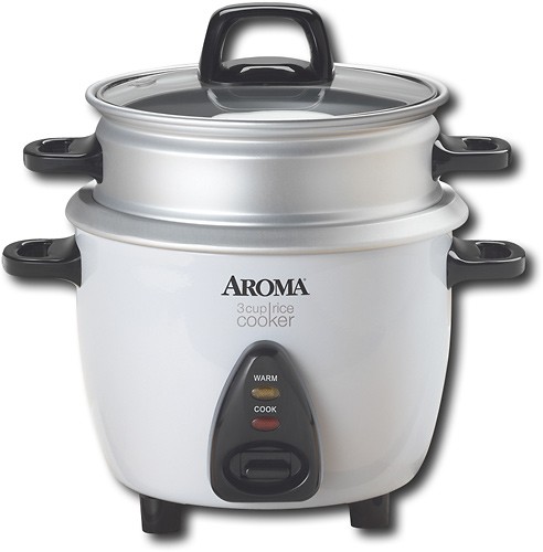 3-Cup Rice Cooker and Steamer (6-Cup Cooked)