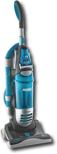 Angle Standard. Eureka - Comfort Clean Rewind Bagless Upright Vacuum - Gray/Cyan.