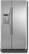 Front Standard. Maytag - 25.3 Cu. Ft. Side-by-Side Refrigerator with Thru-the-Door Ice and Water - Apollo Gray.