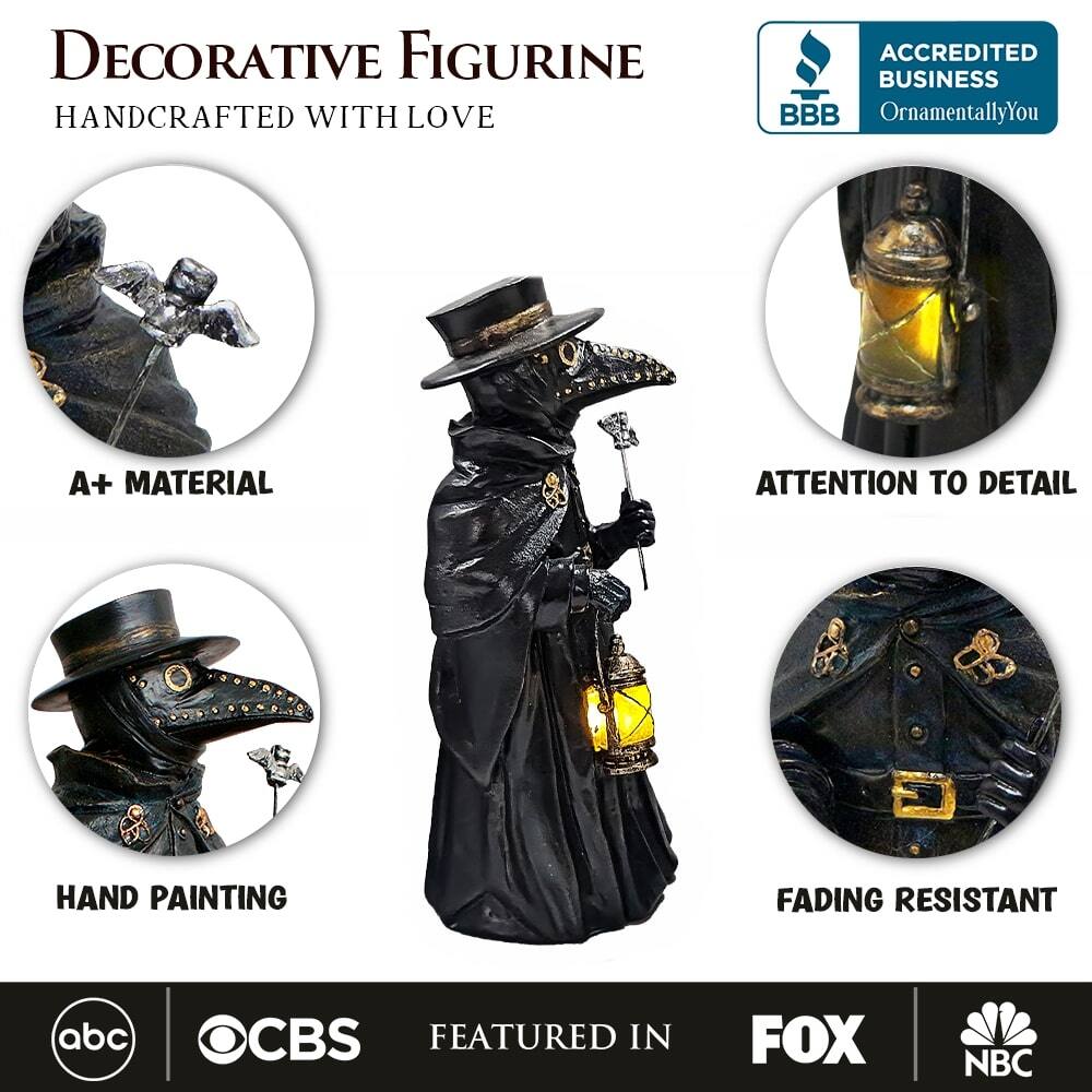 **Decorative Figurine**  
*Handcrafted with Love*

- **A+ Material**
- **Attention to Detail**
- **Hand Painting**
- **Fading Resistant**

*Accredited Business*  
OrnamentallyYou

*Featured in*  
ABC | CBS | FOX | NBC