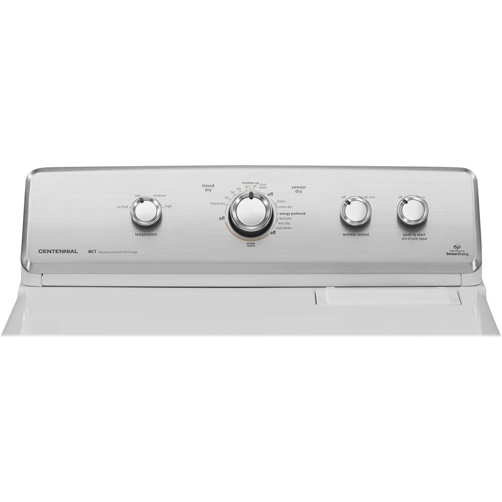 Best Buy Maytag 7.0 Cu. Ft. 12Cycle Electric Dryer White MEDC555DW