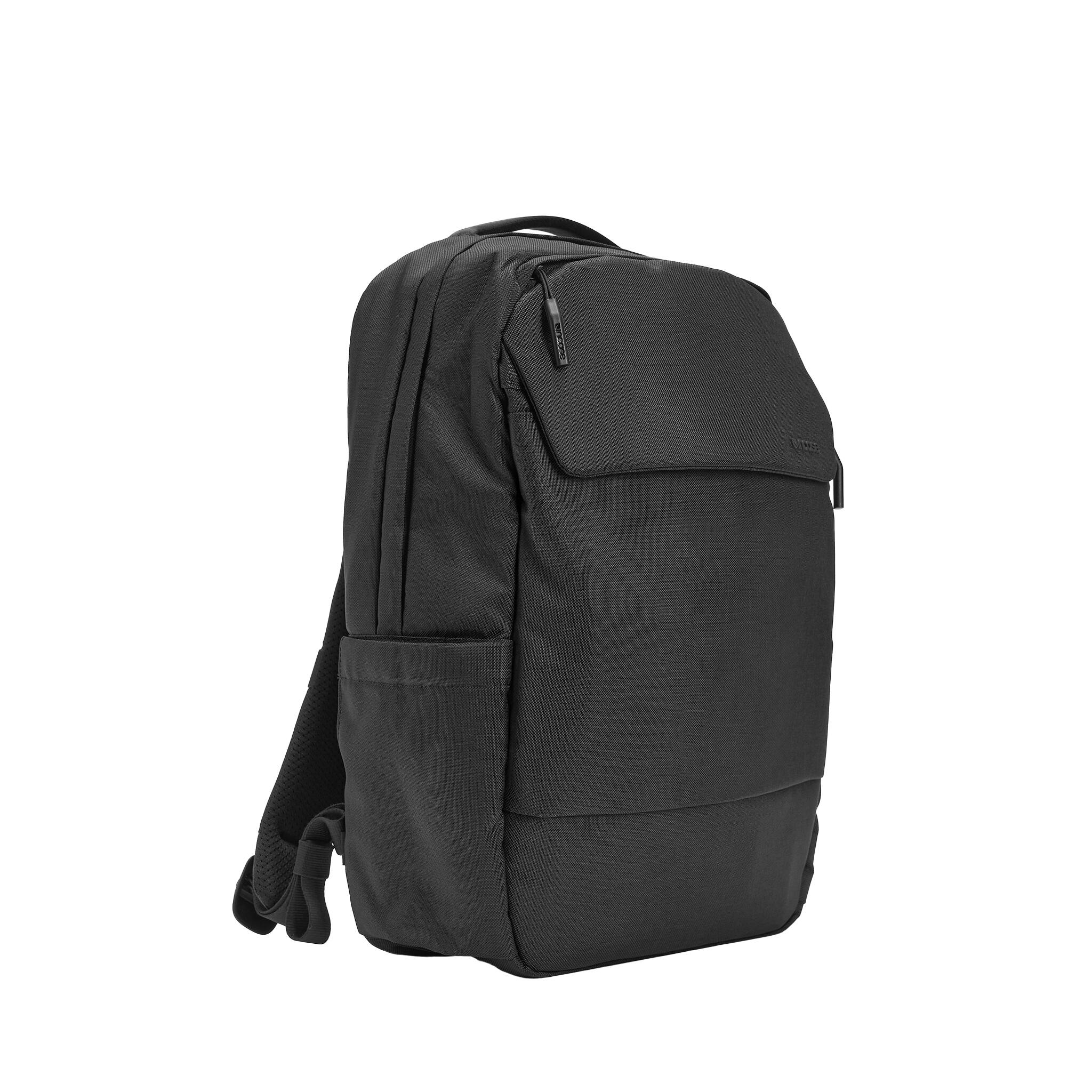Angle. Incase - Crosstown Backpack - 20L - Black.