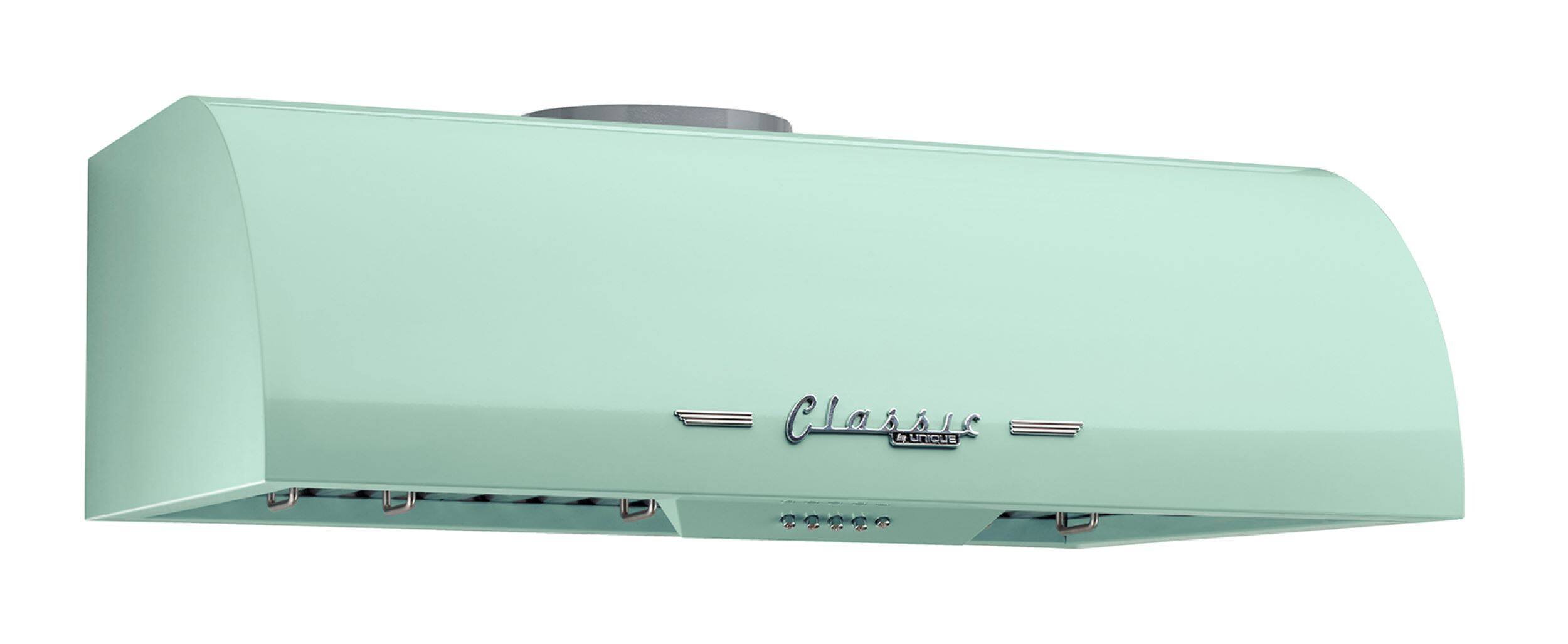 Classus is a brand of appliances, including a green coffee maker.