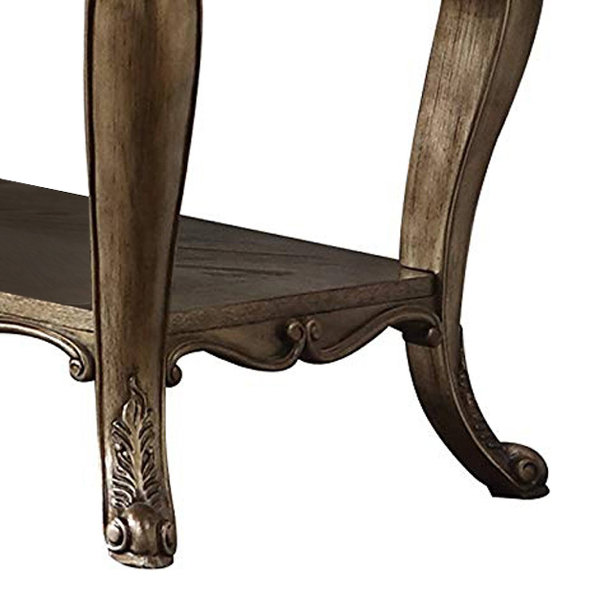 Alt View 1. Manhattan Lane - Wooden Sofa Table With Two Drawers And Bottom Shelf - Brown.