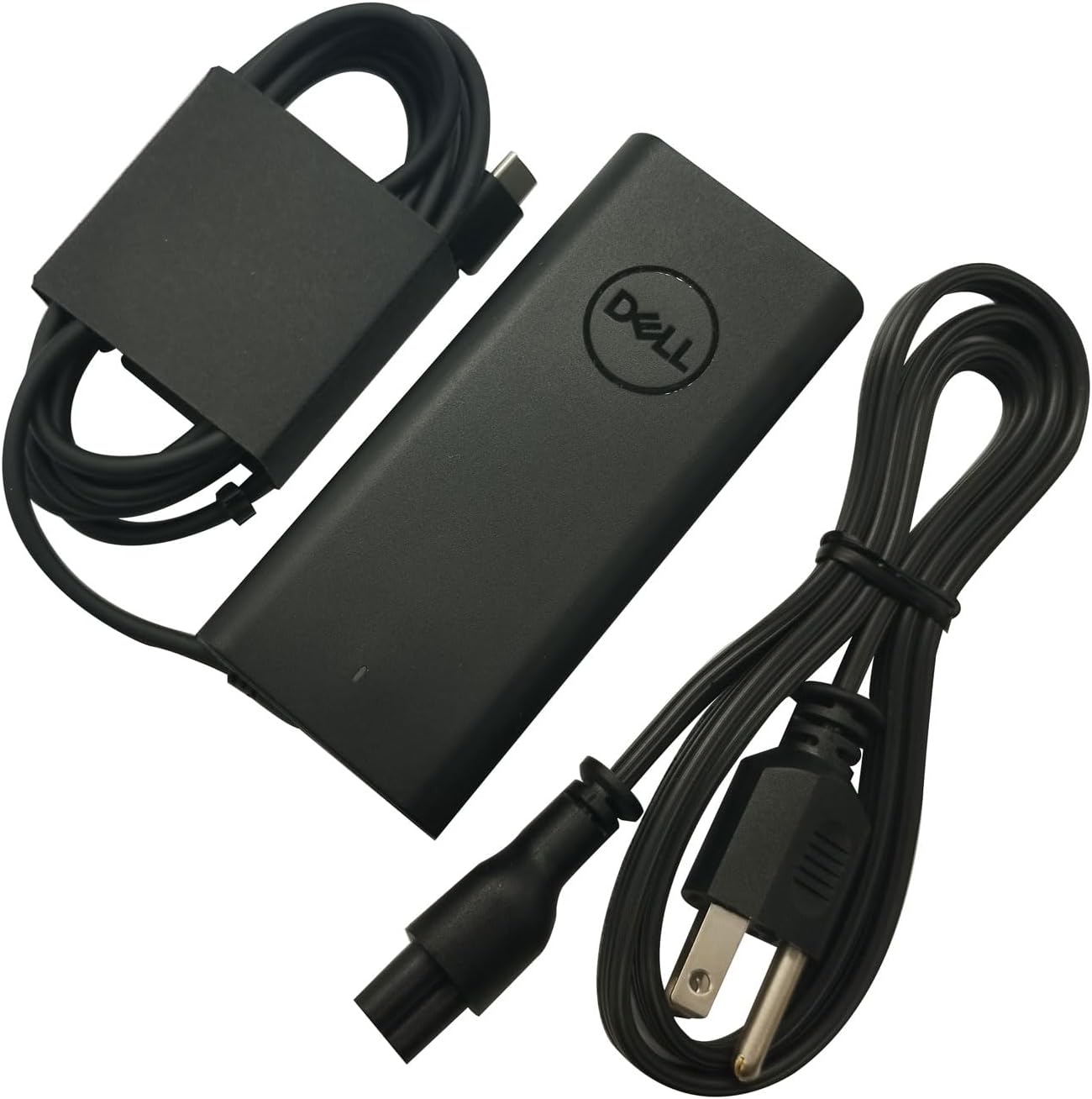 Front. Dell - 65W USB-C Laptop Charger for Dell Latitude 3340, 3440, 3540, 5340, 5440, 5540, 7340, 7440, 7640 & 9440 2-in-1 with Power.