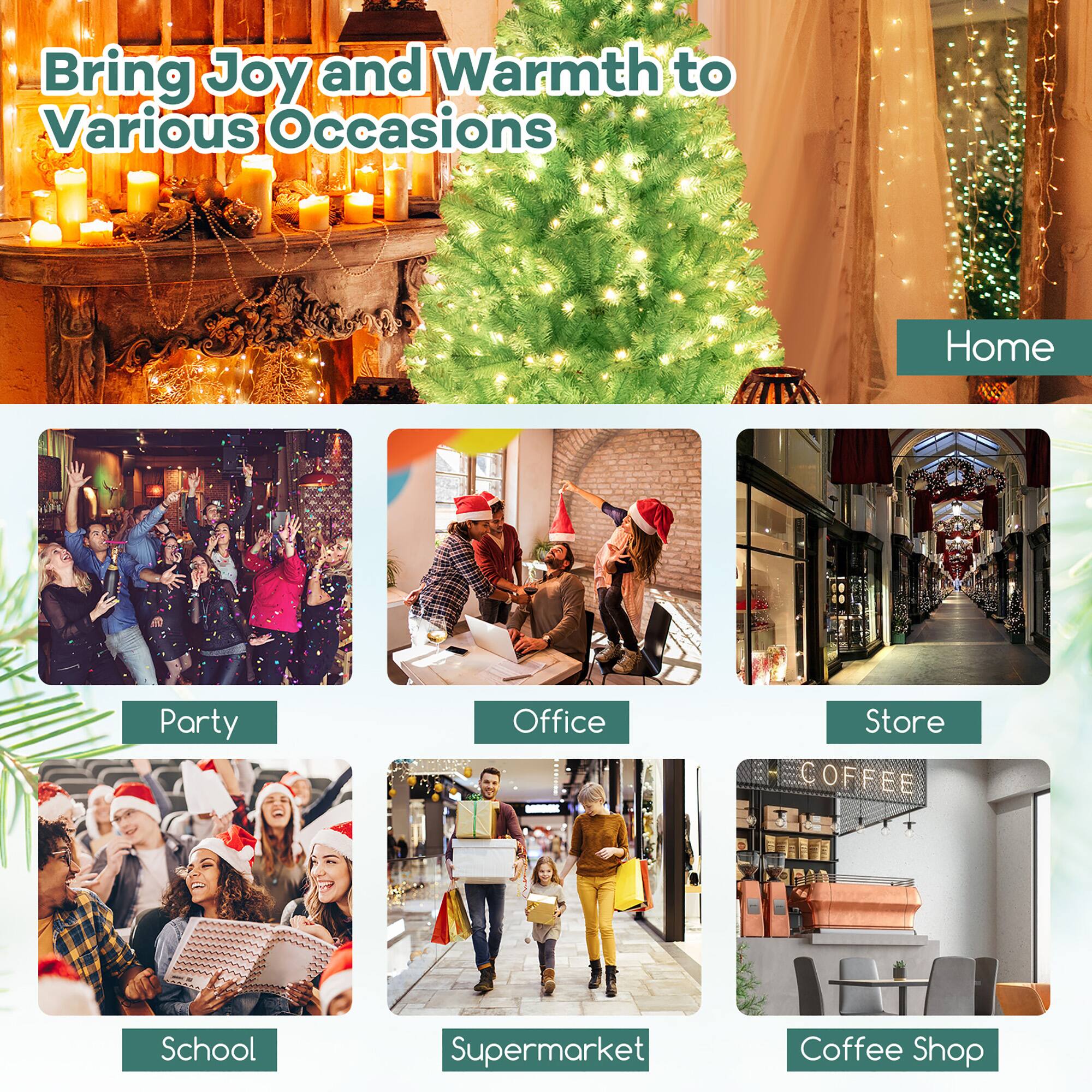 Bring Joy and Warmth to Various Occasions

Home

Party

Office

Store

School

Supermarket

Coffee Shop