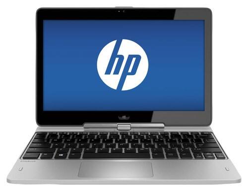 Front Standard. HP - EliteBook 2-in-1 11.6" Laptop - Intel Core i5 - 4GB Memory - 128GB Solid State Drive - Platinum.