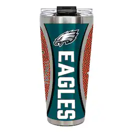 Great American Products - Philadelphia Eagles 32oz. Big Slim Game Ball Travel Tumbler - Brown