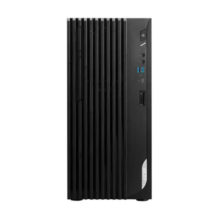 Front. MSI - Pro DP180 Desktop - Intel Core i7-13700F - 32GB Memory - NVIDIA GeForce RTX 4060 VENTUS 2X with 8G - 2TB SSD - Black.