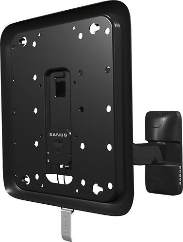 Angle Standard. Sanus - Series 1 Full-Motion Wall Mount for Most 13" - 39" TVs - Extends 10" - Black.