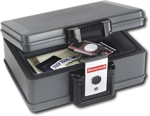 Best Buy: Honeywell Waterproof Fire-Resistant Security Chest Gray 2013