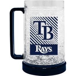 Logo Brands - Tampa Bay Rays 16oz. Wordmark Freezer Mug - Multicolor