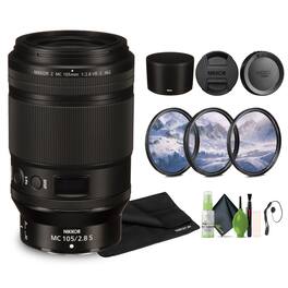 Nikon - NIKKOR Z MC 105mm f/2.8 VR S Professional Macro Lens (Nikon Z) (20100) Bundle (International Version)
