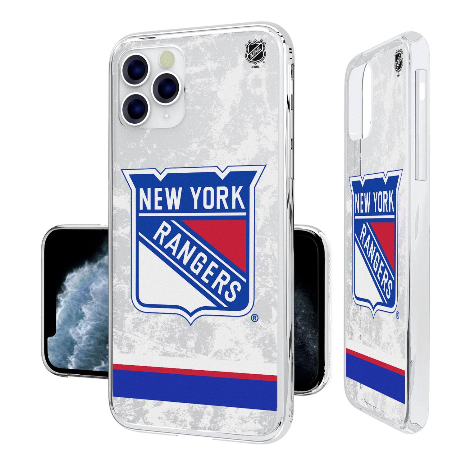 Keyscaper - NHL - New York Rangers iPhone Stripe Clear Ice Case - 14 Pro - Multicolor price history on PriceWatchPro