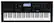 Front. Casio - Portable Keyboard with 61 Piano-Style Touch-Sensitive Keys - Black.