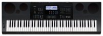 Casio - WK-6600 Portable Workstation Keyboard with 76 Piano-Style Touch-Sensitive Keys - Black - Front_Zoom