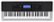 Front Zoom. Casio - Portable Keyboard with 61 Standard-Size Touch-Sensitive Keys - Black/Silver.