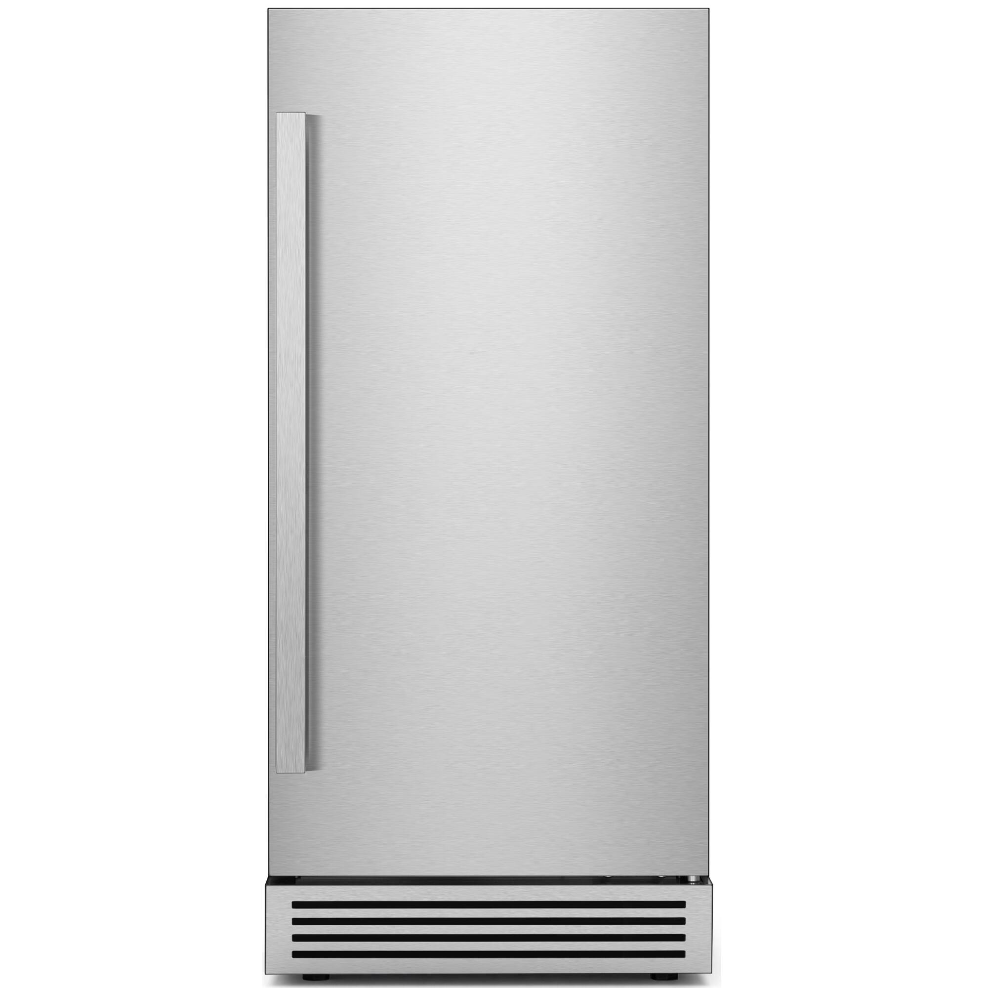 Front. Ca'Lefort - 15 Inch Built-In Crescent Ice Maker, Under Counter Ice Machine, 304 Stainless Steel,45 dB Low Noise for Home Bar - Stainless Steel.