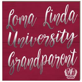 Jardine - LLU Lions 10'' x 10'' Grandparent Plaque - Maroon