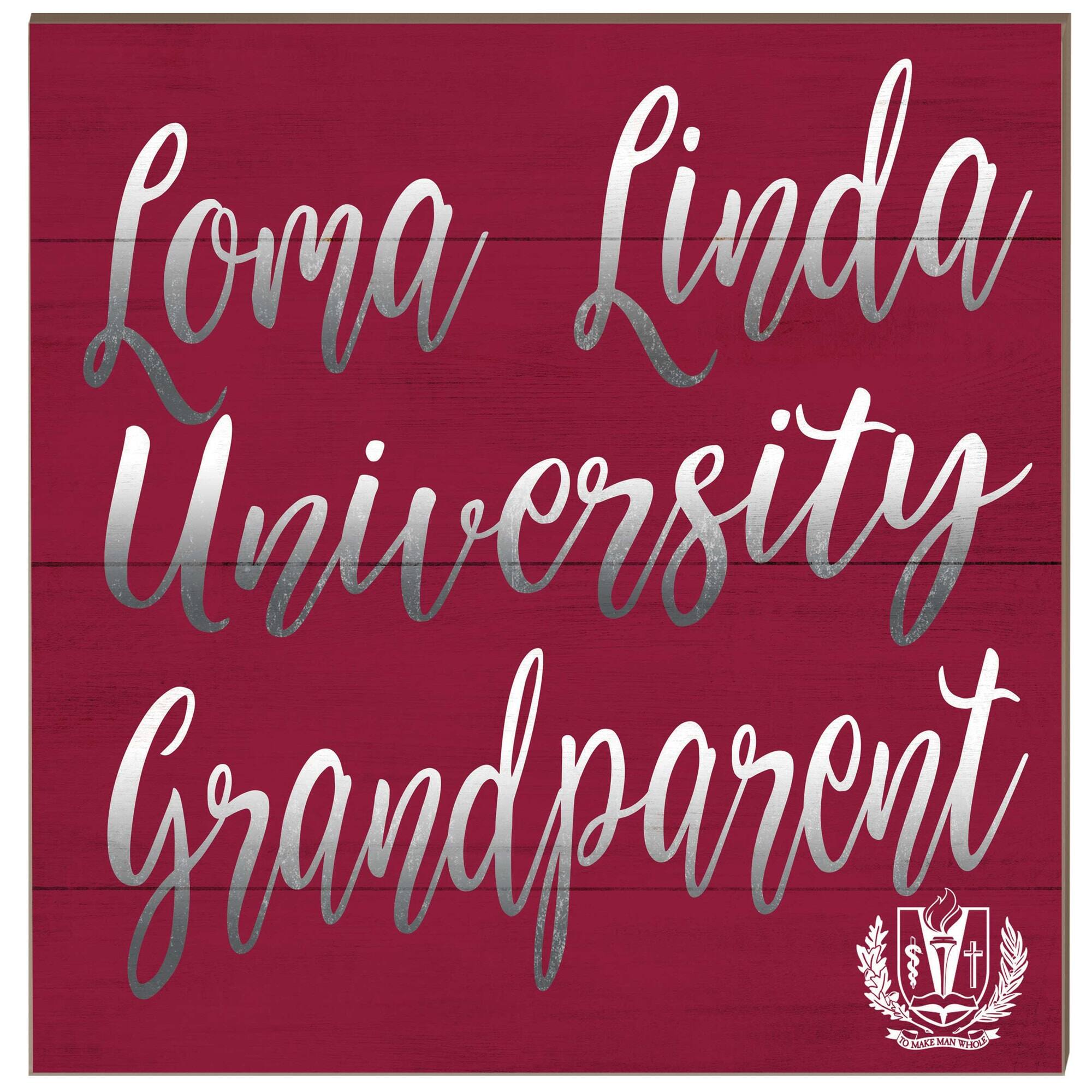 LLU Lions 10'' x 10'' Grandparent Plaque