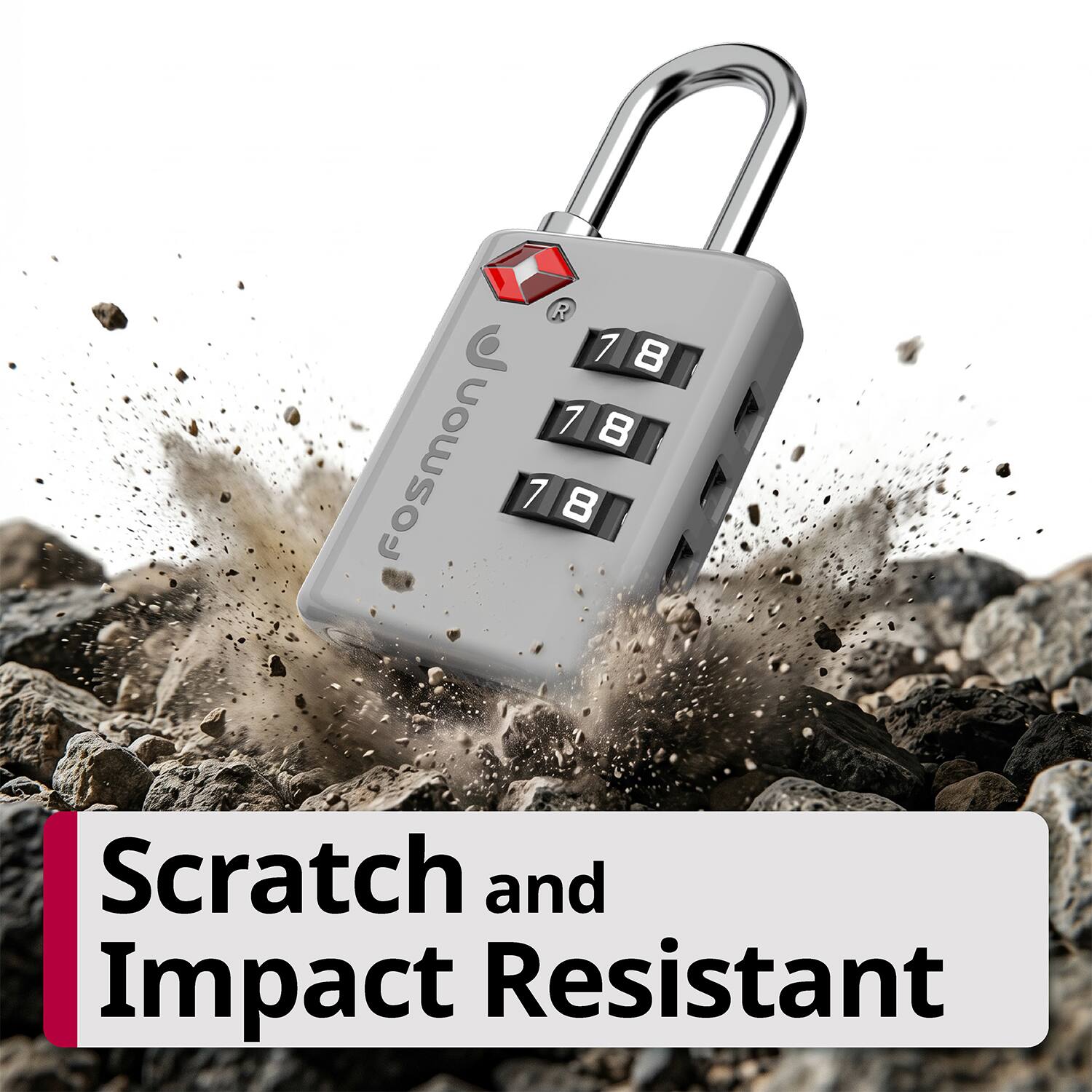 R ? 7 8 7 8 FOSMON 7 8 Scratch and Impact Resistant