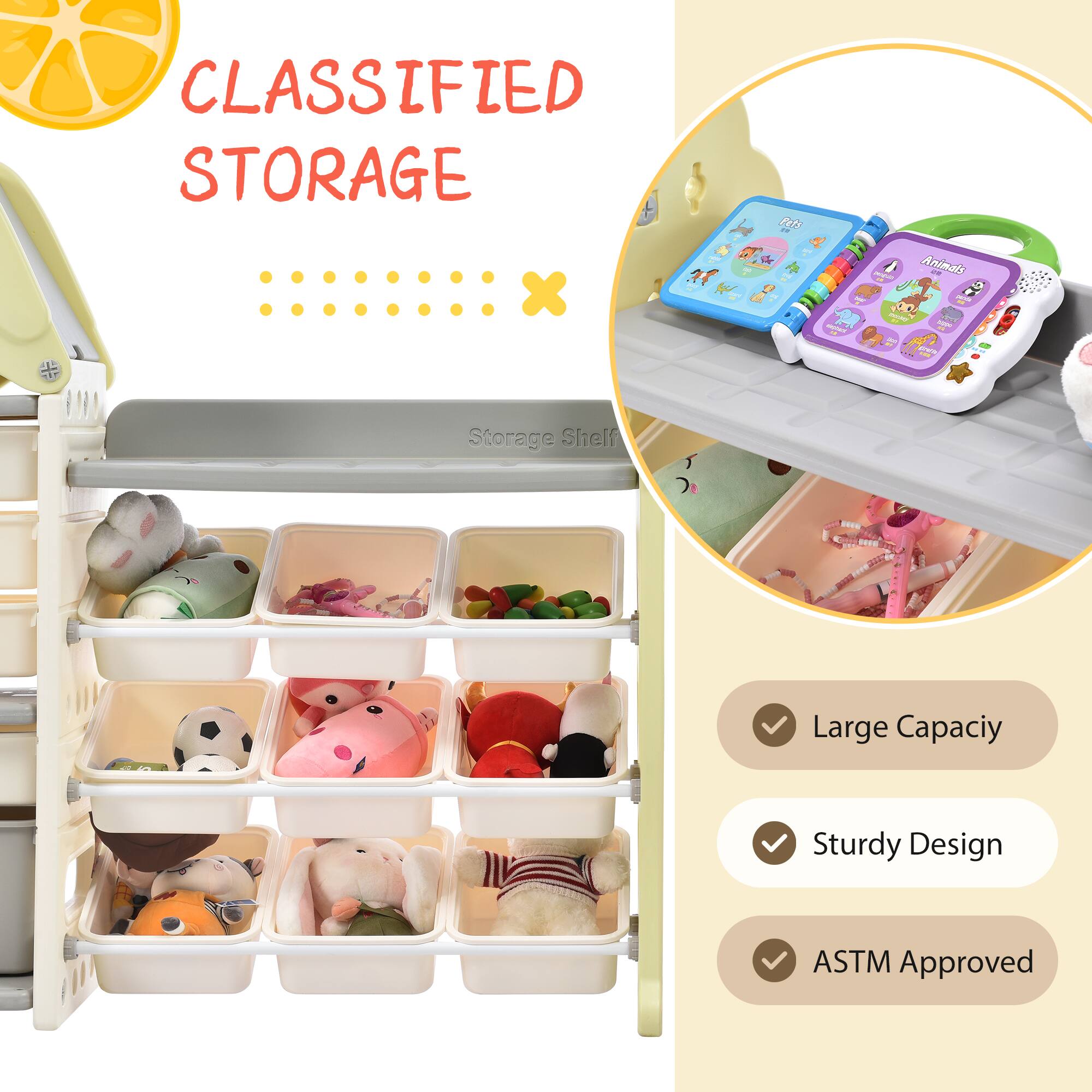 CLASSIFIED STORAGE

Pets x Animals

Storage Shelf

- Large Capacity
- Sturdy Design
- ASTM Approved