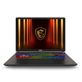 MSI - Vector 16" QHD 240Hz Gaming Laptop,AMD Ryzen 9 8940HX,RTX 5070Ti,64GB RAM,4TB SSD,Win11 - Gray