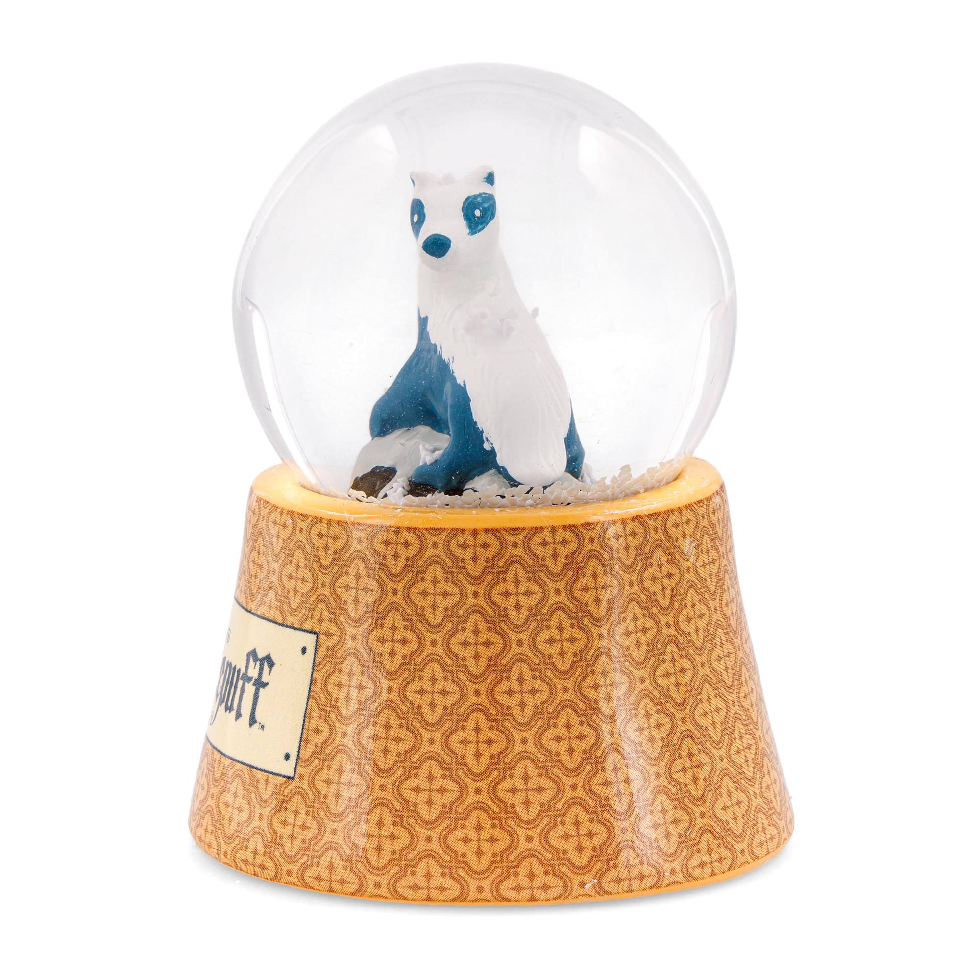 Alt View 10. Silver Buffalo - Harry Potter House Hufflepuff 3-Inch Mini Light-Up Snow Globe - Orange.