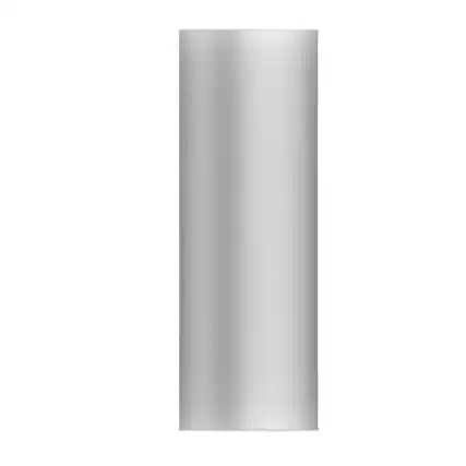 Front. Miele - Miele KFP 3633 French Door Front Panel 36" for model Refrigerator model KFMC3642FD - Stainless Steel.
