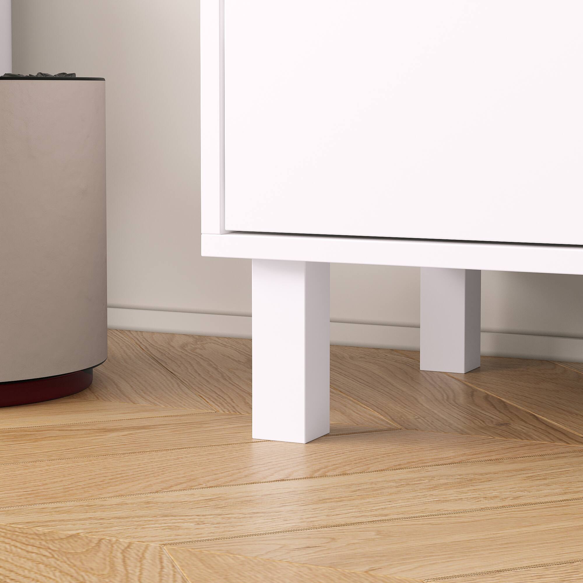 Alt View 7. Famapy - Famapy Versatile Sideboard: Silent - Glide Storage & Multi - Scene Use - White.