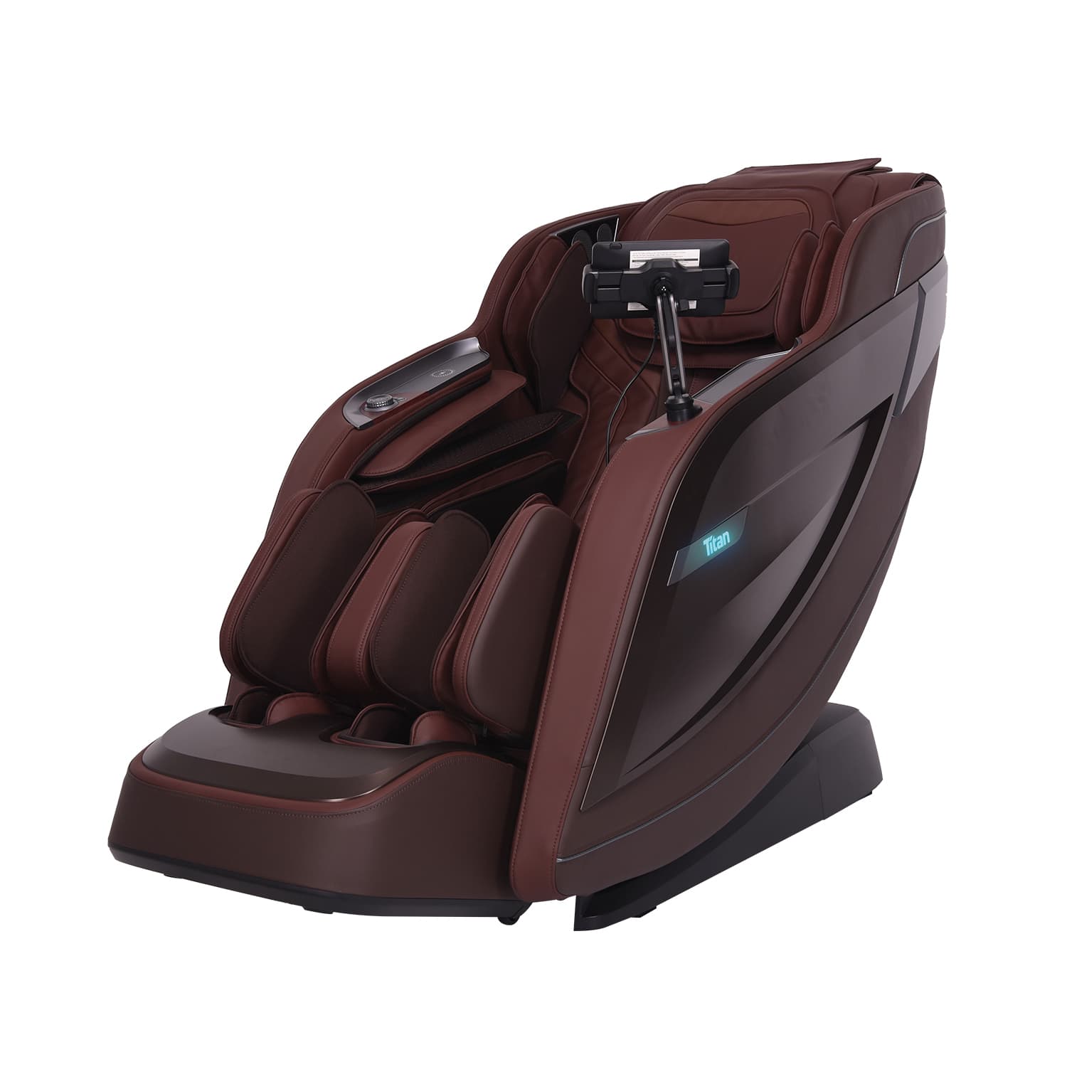 Osaki - Titan - 8500 Max 4D Zero Gravity Massage Chair with Dual Rail System - Brown