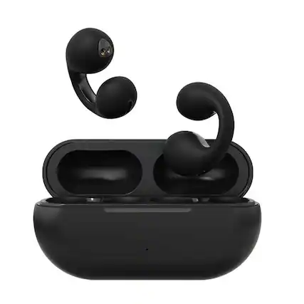 Front. Stock Preferred - Bone Conduction Bluetooth 5.3 Headphones – Wireless Open-Ear Sports Earbuds, Waterproof, Long Battery Life.