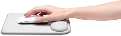 Alt View 1. Kensington - Slim Duo Gel Mouse Wrist Rest Support Cushion for Low Profile Mice & Trackballs, Pain Relief - Grey.