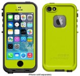 Front. LifeProof - frē Case for Apple® iPhone® 5 and 5s - Lime.