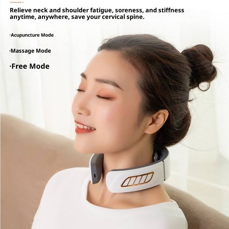 Relieve neck and shoulder fatigue, soreness, and stiffness anytime, anywhere, save your cervical spine.

- Acupuncture Mode
- Massage Mode
- Free Mode