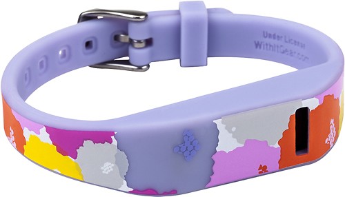  French Bull - Wristband for Fitbit Flex Wireless Activity Trackers - Floral Purple