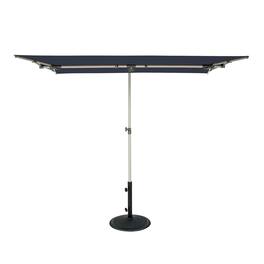 Mondawe - 5' x 7' Rectangle Patio Umbrella with Protective Cover - Navy